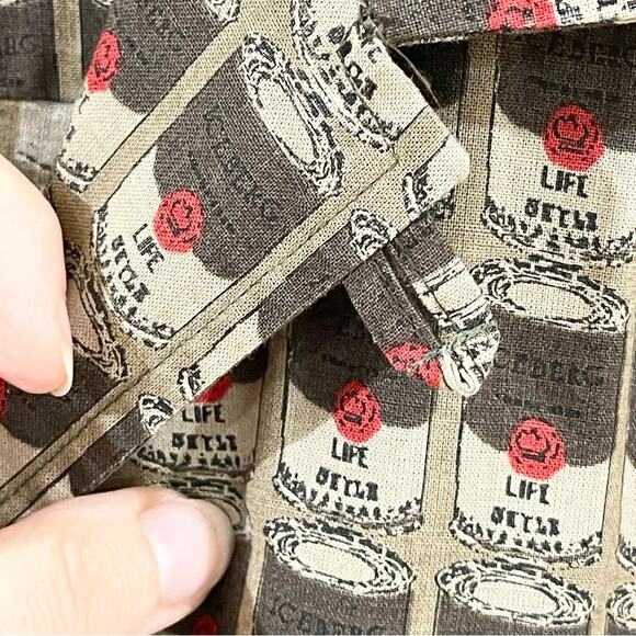 Iceberg Vintage Button Front Short Sleeve Shirt Men’s size M Soup Can Print - Picture 6 of 10